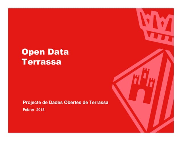 Presentació Projecte OpenData Terrassa