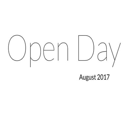 ERPNext Open Day Aug 2017