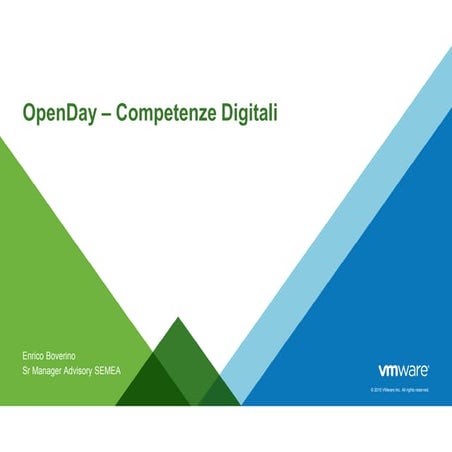 Open day competenze digitali   boverino v-mware intro