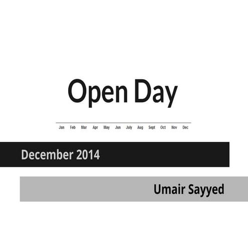  Frappe Open Day - December 2014
