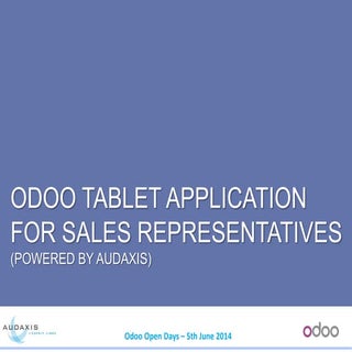 Odoo Open days 2014 Odoo Tablet App...