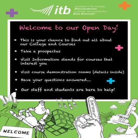 ITB Open Day Schedule 