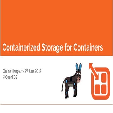 OpenEBS Hangout #2 - Deploying Jupyter 