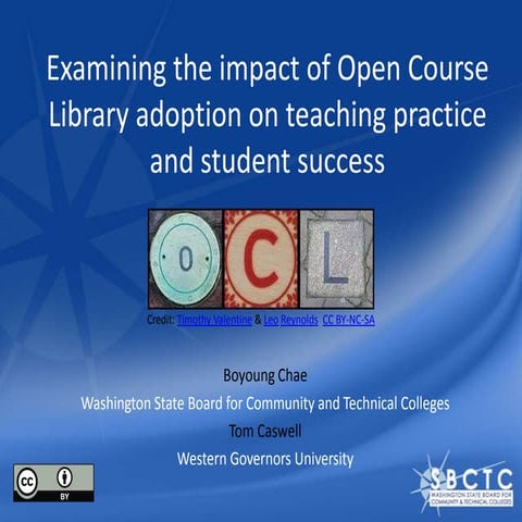 Examining the impact of Open Course Library adoption on teaching practice and...