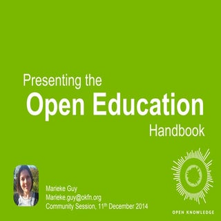 Open Education Handbook