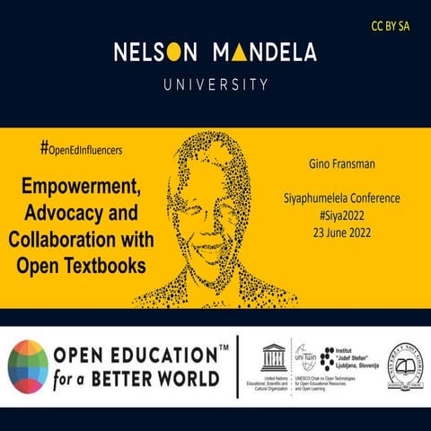 OpenEdInfluencers at Siyaphumelela conf 2022 Open Textbooks.pptx