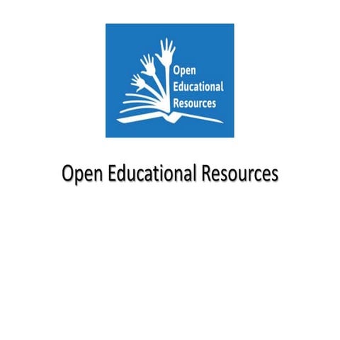 Open educational resources