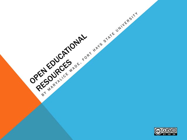 Open educational resources