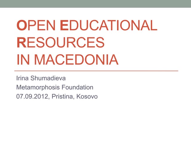 Open Educational Resources Initiati...