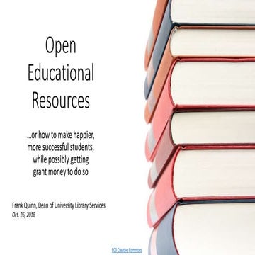 Open educational resources   faculty presentation