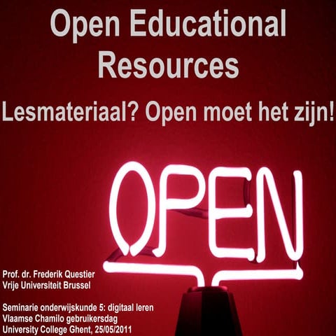 Open educational resources