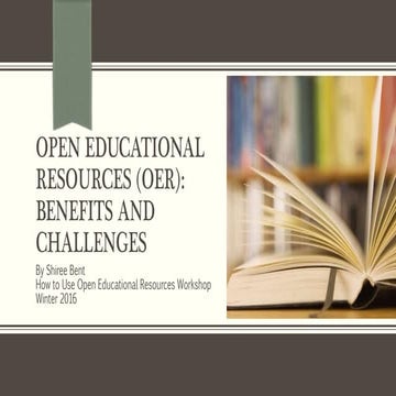 Open educational resources (oer)