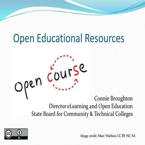 Open educational resources september 2012