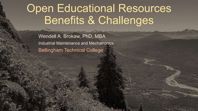 Open Educational Resources