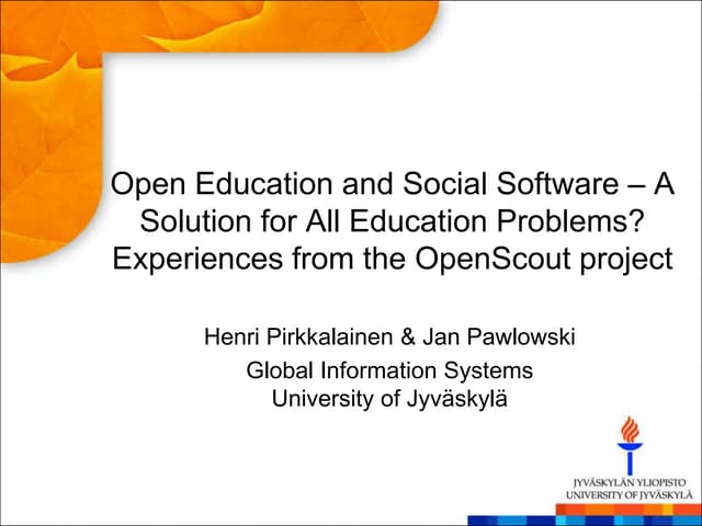 Open management education and social software20110407