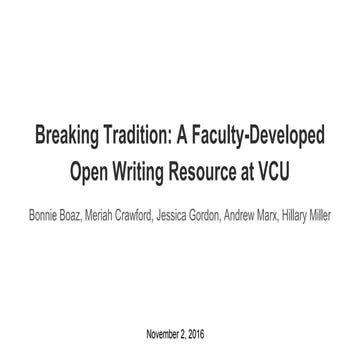 Open education conference 2016