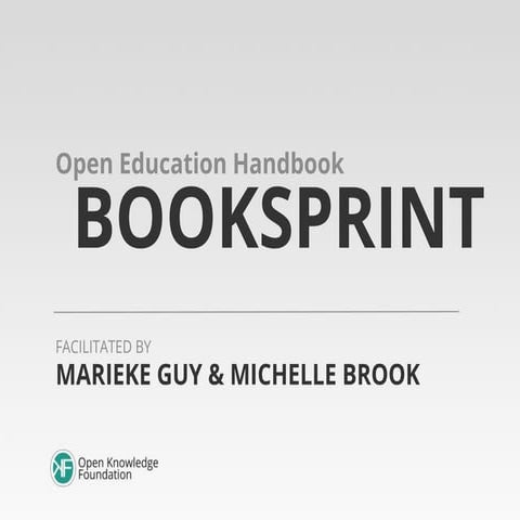 Open Education Handbook Booksprint