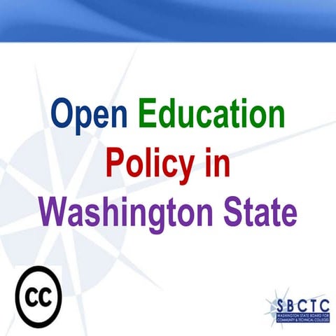 Open Education Policy in WA (Bb CSC)