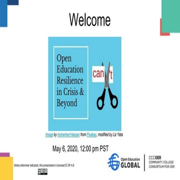 Open Education Resilience in Crisis and Beyond