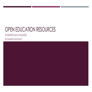 Open Education Resources