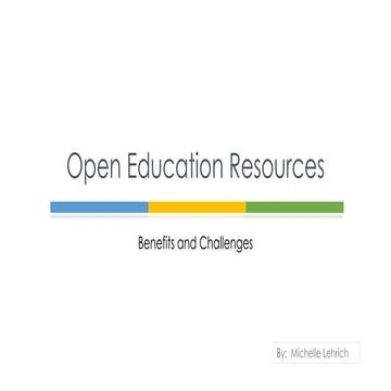 Open Education Resources | PPT