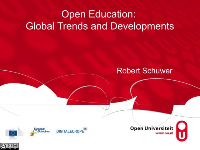Open education trends and developments