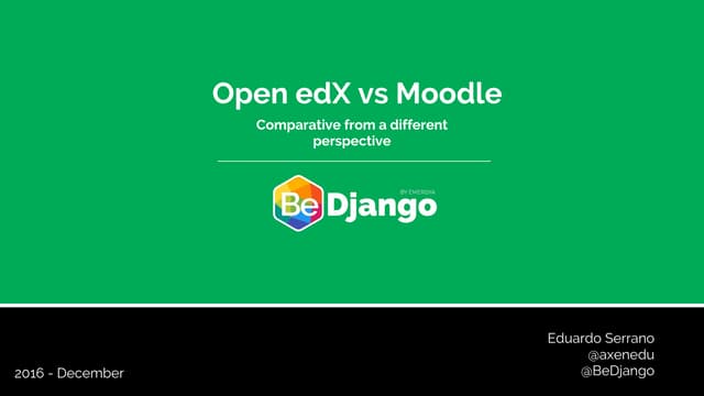 Open edX vs Moodle
