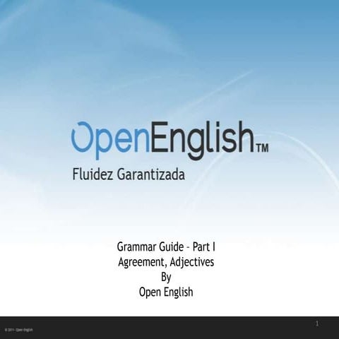 Open english grammar guide part 1