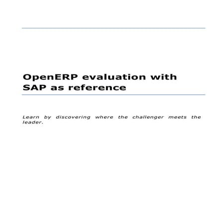 Openerp sap book-introduction
