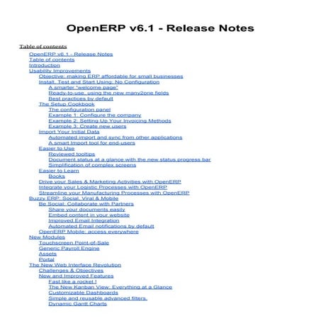 Open erp6.1releasenotes