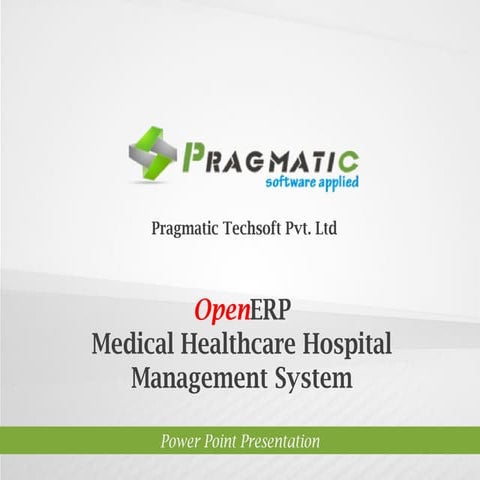 Odoo OpenERP 7 Medical Healthcare and Hospital Management System
