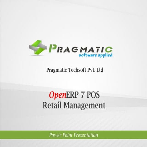 Odoo OpenERP 7 POS Retail Management