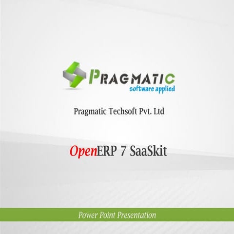 Odoo OpenERP 7 SaaSKit