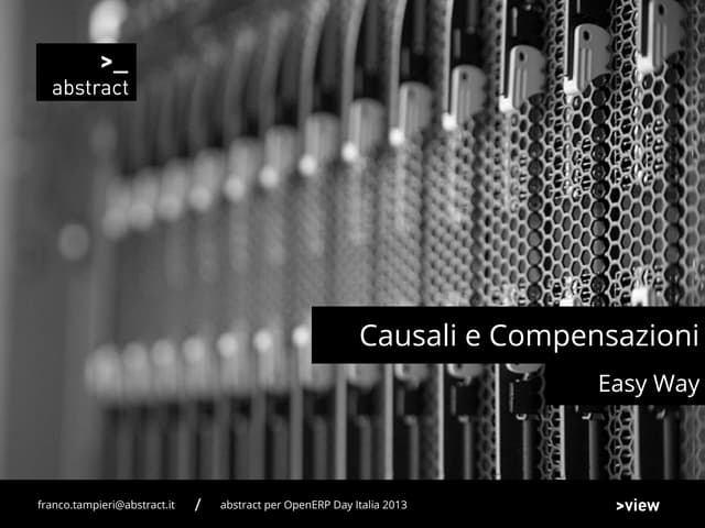Causali e Compensazioni Easy Way