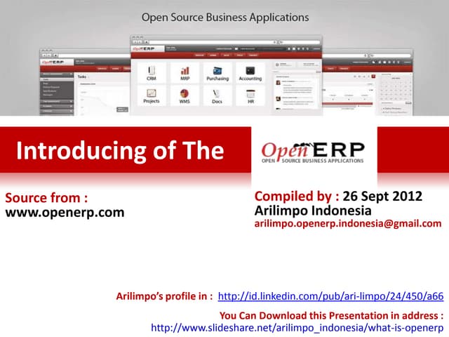 What is OpenERP ?