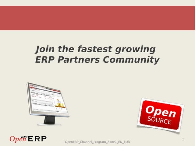 OpenERP Parnership Program
