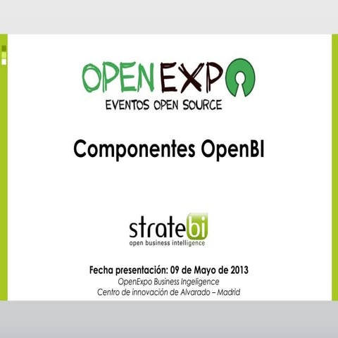 OpenExpo Business Intelligence Open Source