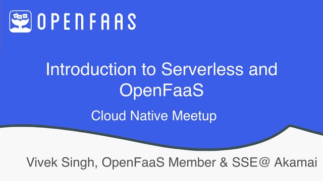 Introduction to OpenFaas