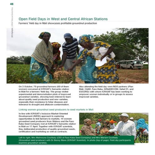 Open field days in west and central african stations