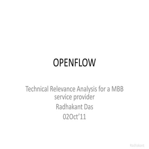 Openflow for Mobile Broadband service providers_Nov'11