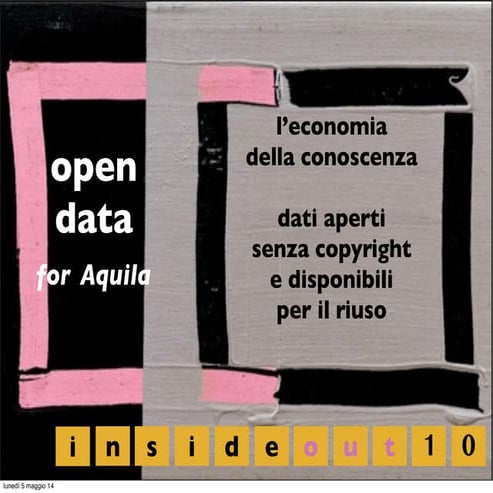 Opendata for Aquila