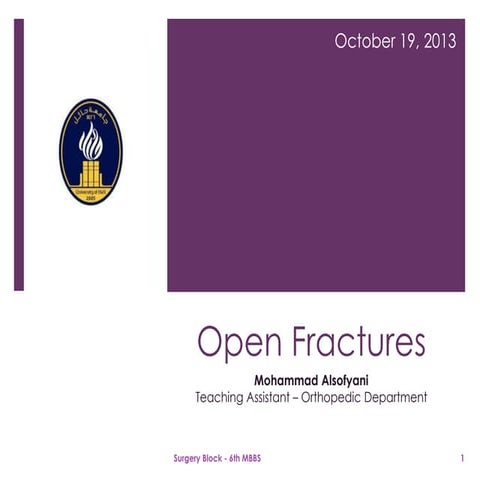 Open Fractures