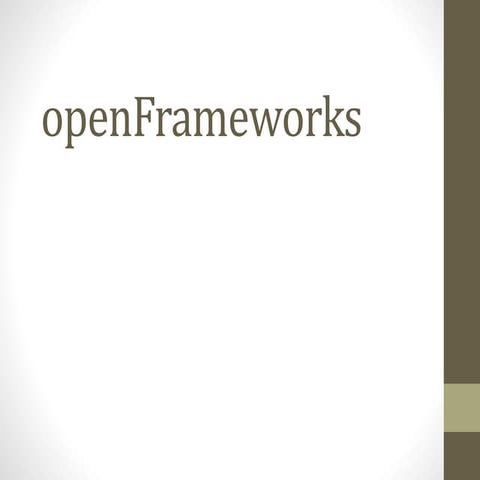 openFrameworks