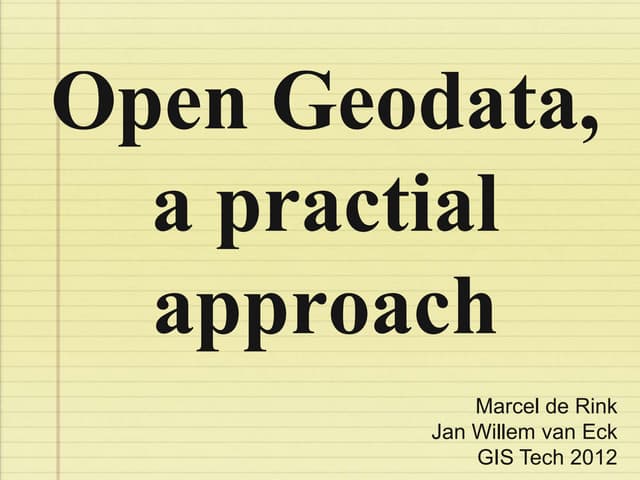Open Geodata Abc