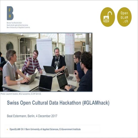 OpenGLAM CH Hackathons