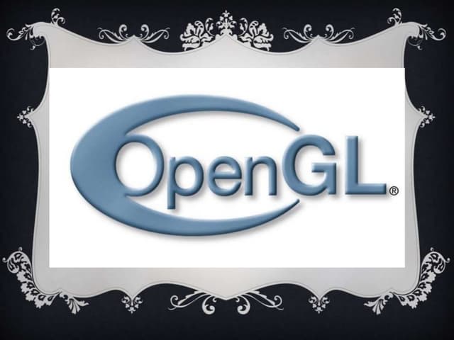 Open gl introduction 