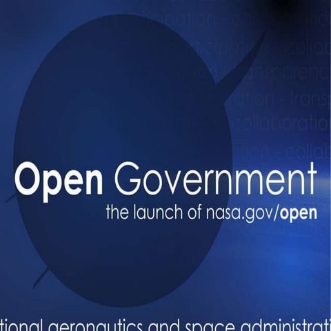 NASA Open Government Initiative