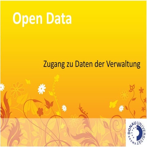 Open Government  - Open Data