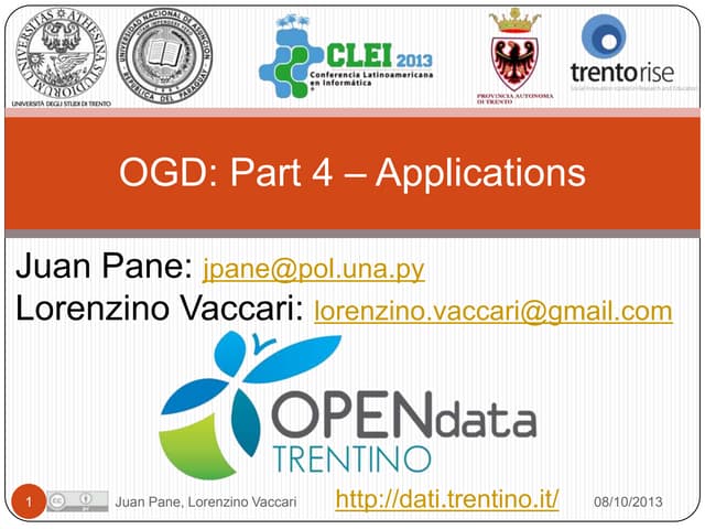 Open Government Data Tutorial at CL...