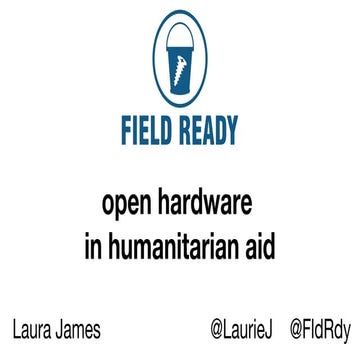 Open hardware summit 2017: open hardware for humanitarian aid